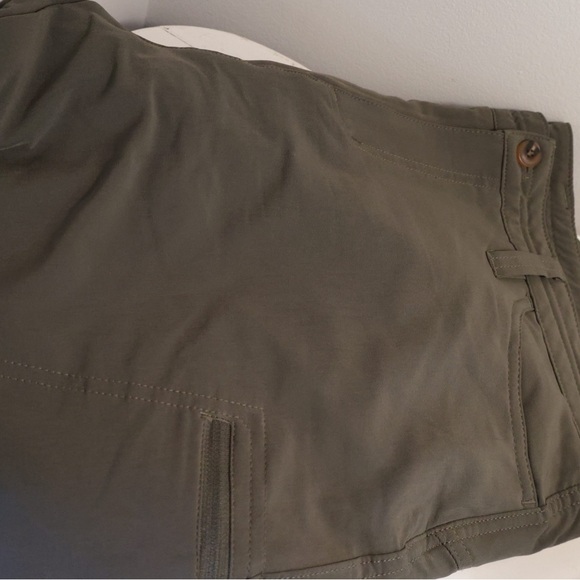 Women's Straight Leg Pants - Olive - Picture 6 of 8